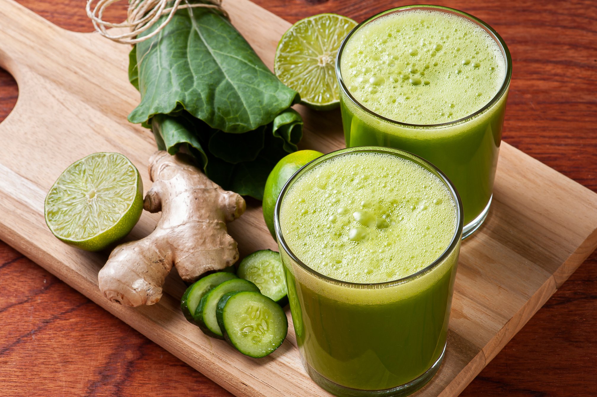 Green juice or fresh juice detox.